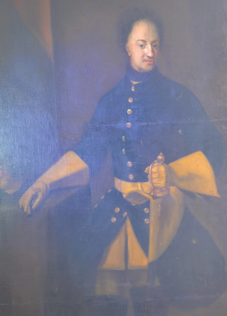 Målning av Karl XII